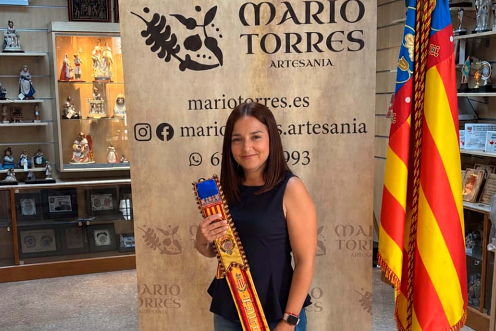 ¡Cristina ya ha elegido su banda de Fallera Mayor 2027!